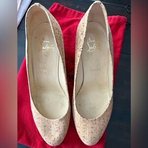 Christian Louboutin Cork Heels